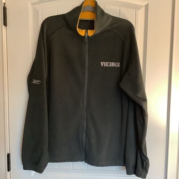 Reebok NFL Minnesota Vikings Zip Up 🏈🏟️ - Picture 1 of 6